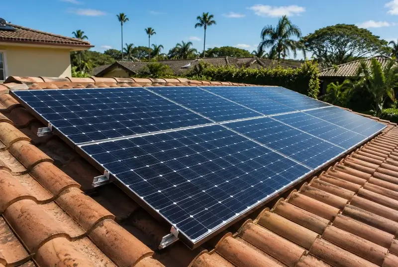 Installation de panneaux solaires à Hasnon